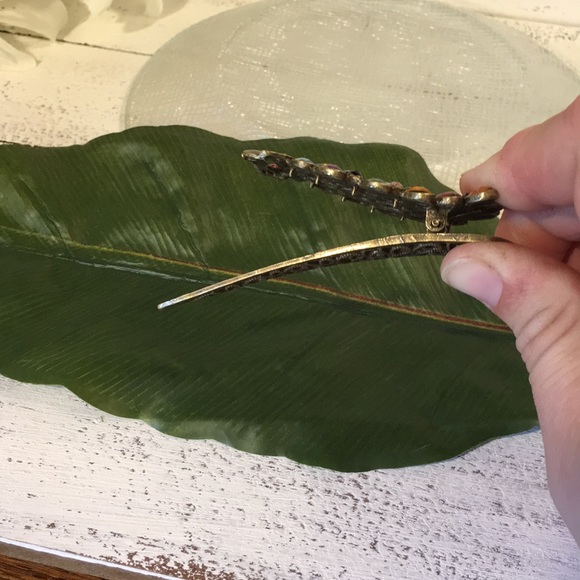 Peacock Hair Clip Multicolor - Picture 5 of 8